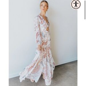 Untamed petals Hilton cutout dress worn once